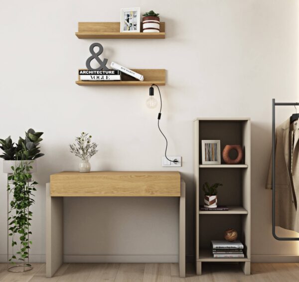 grafeio vivliothiki domi collection lightoak