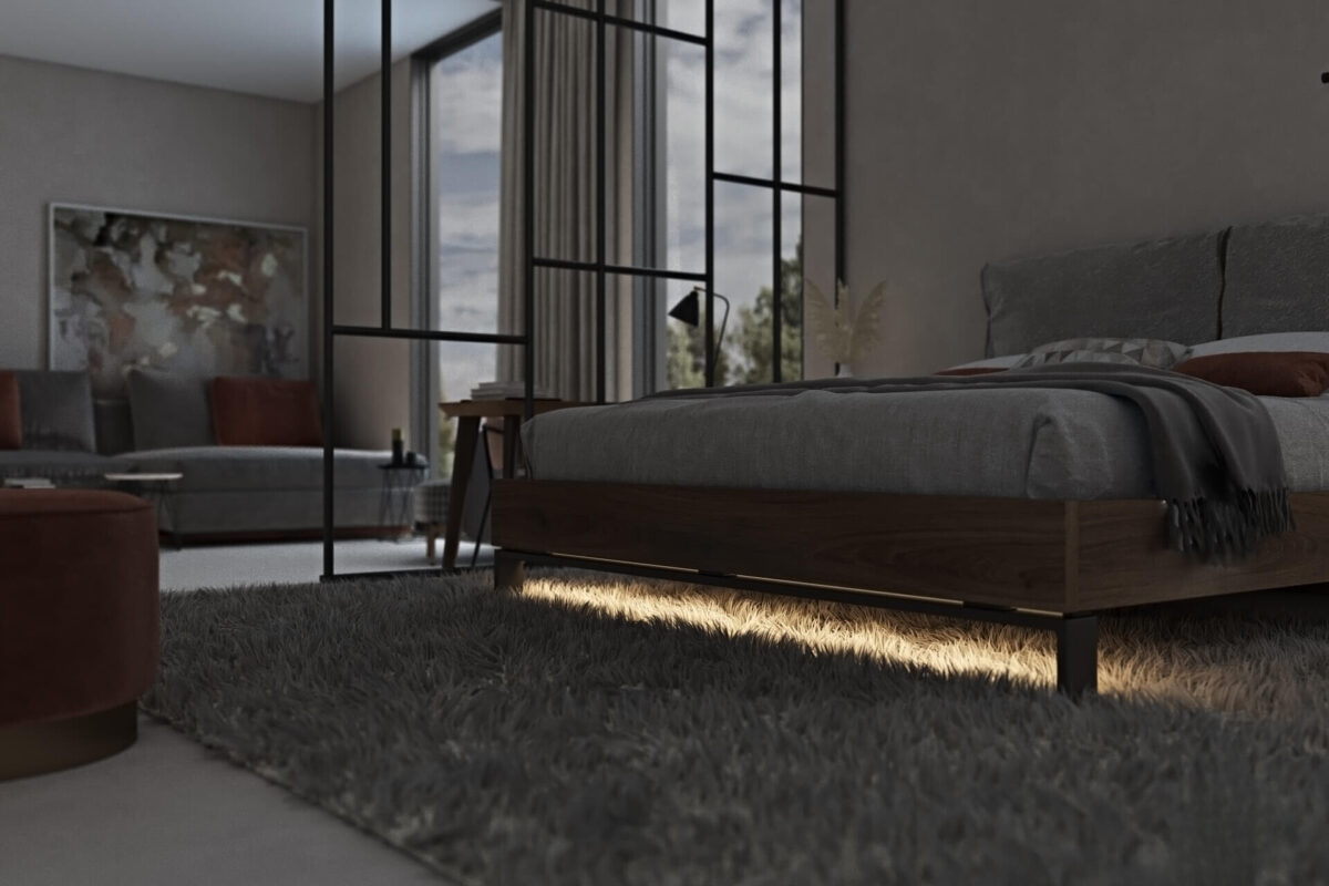 krevati wolf collection darkmassimaoak