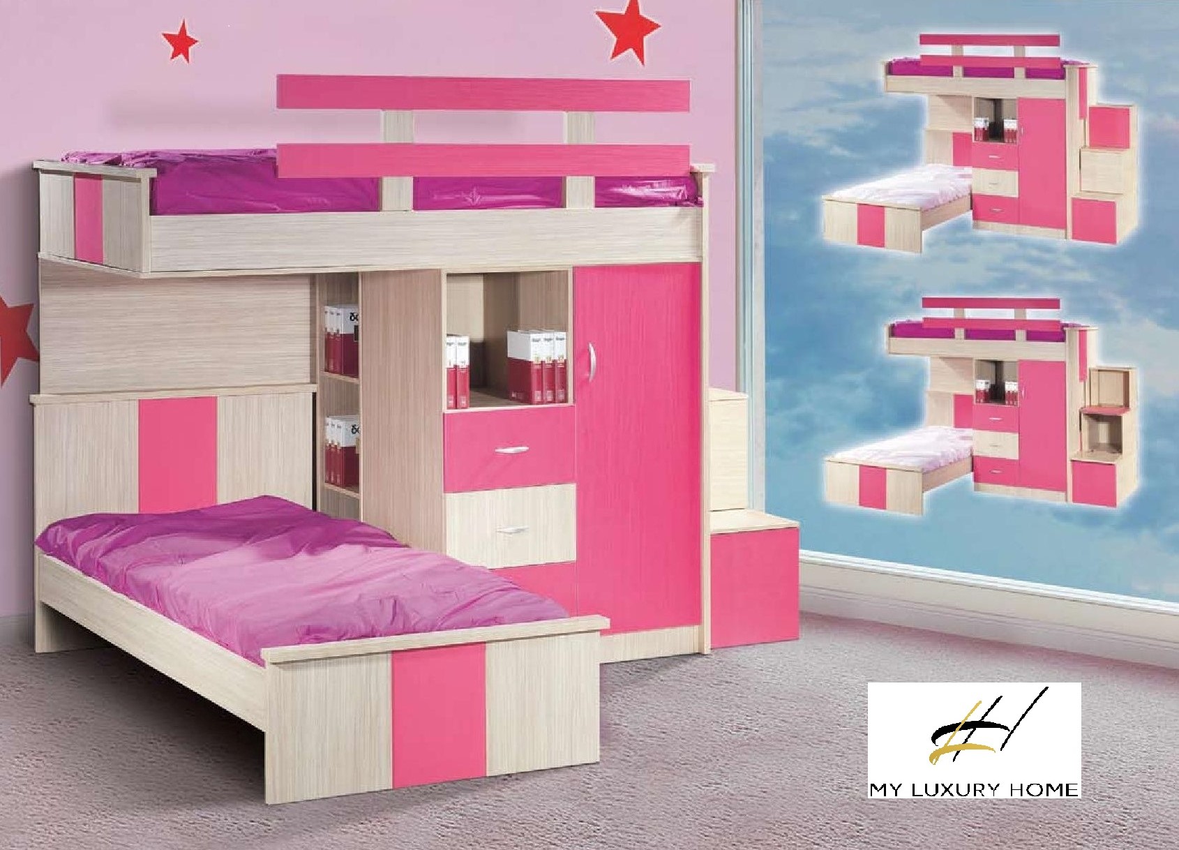 muluxurychildroom bunk bed set Βασιλικη