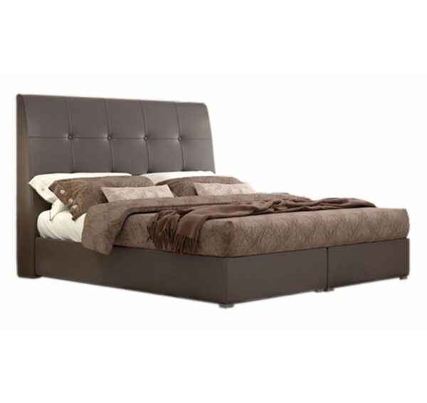 myluxurybed 1060 καφε τεχνοδερμα 1