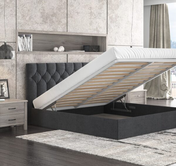 myluxurybed 1063 μαυρο μηχανισμο scaled