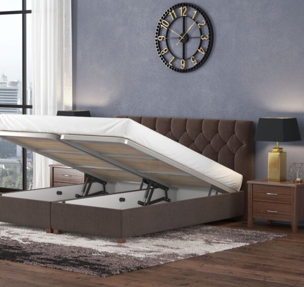 myluxurybed 1067 καφε μηχανισμο Large