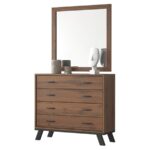 myluxurybed dressingtable 1006 καρυδι