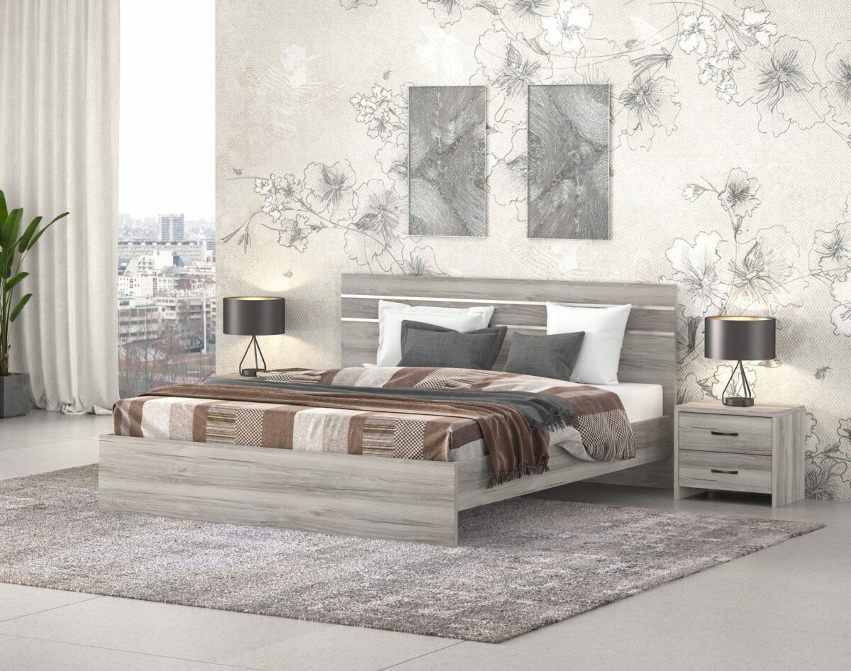 myluxurybed set 1001 σταχτι  scaled