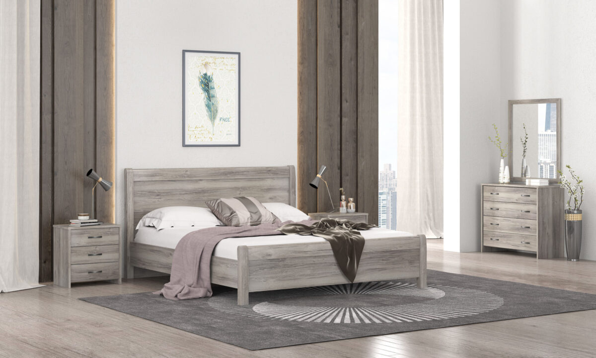 myluxurybed set 1026 σταχτι