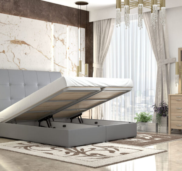 myluxurybed set 1060 γκρι open