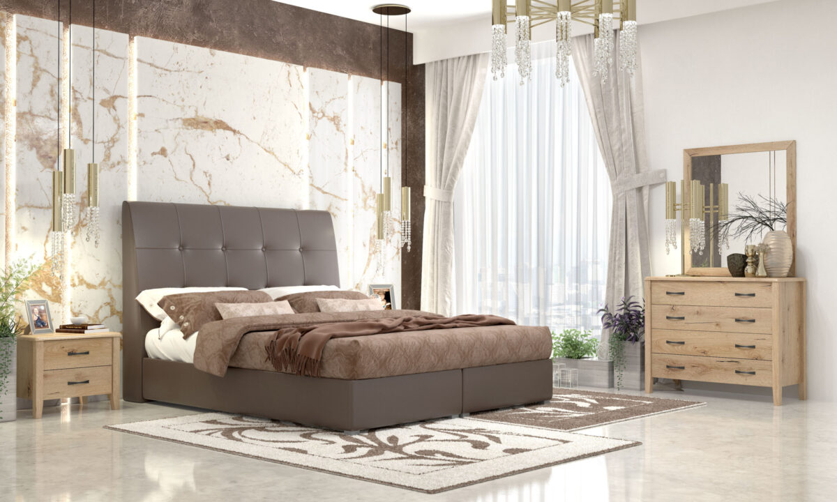 myluxurybed set 1060 καφε