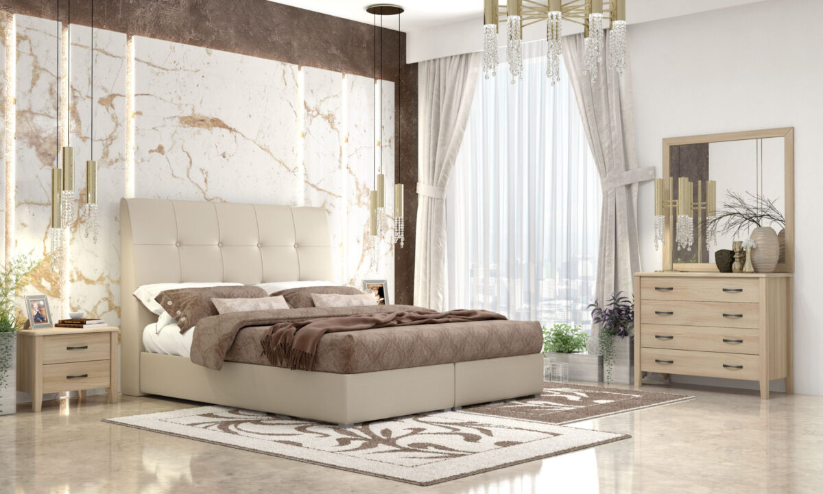 myluxurybed set 1060 μπεζ