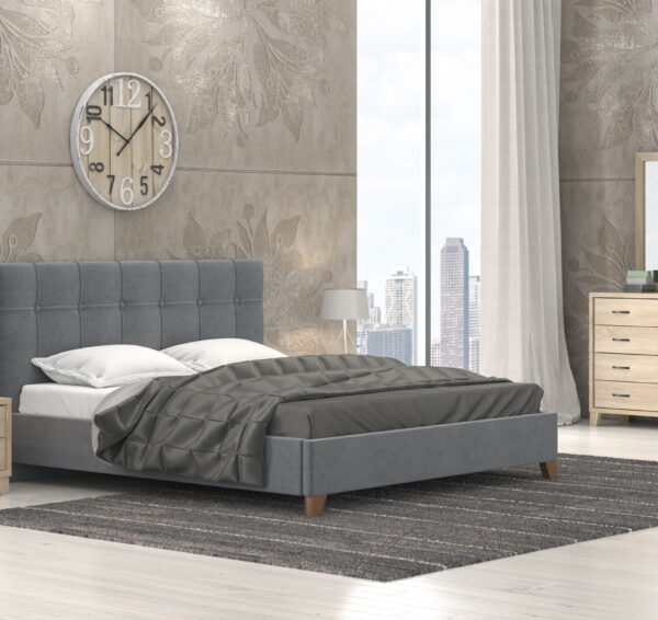 myluxurybed set 1062 γκρι σκουρο λαττε