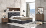 myluxurybed set 1063 μαυρο νεο καρυδι