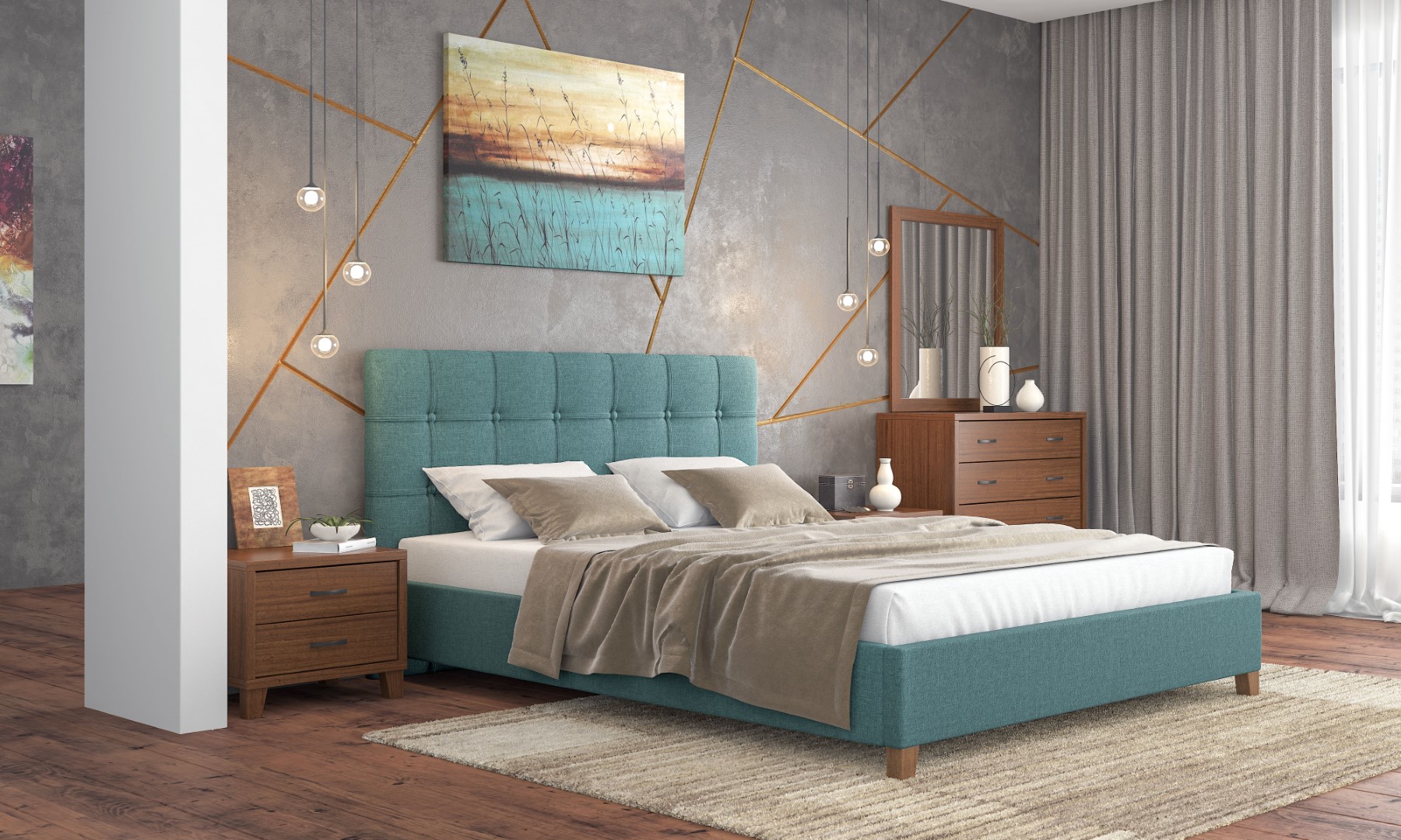 myluxurybed set 1064 πετρολ .