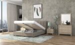 myluxurybed set 1066 γκρι ανοιχτο λαττε open .