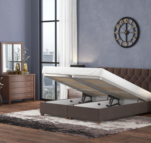 myluxurybed set 1067 καφε open