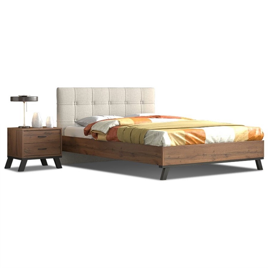 myluxurybed Νο1077 καρυδι 1