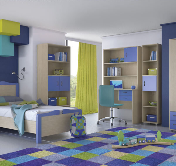 myluxurychildroom bed set 1003 λαττε μπλε scaled