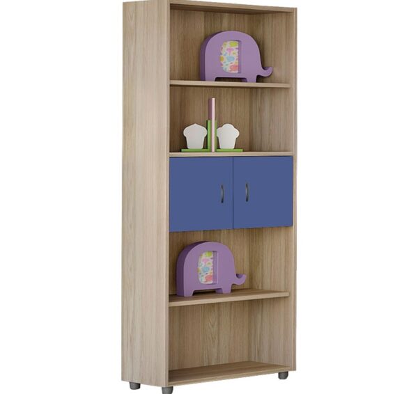 myluxurychildroom double bookcase 1004 λαττε μπλε 1