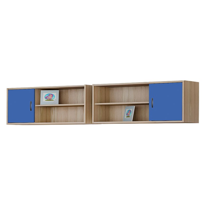 myluxurychildroom sofa bed shelves set 1003 λαττε μπλε