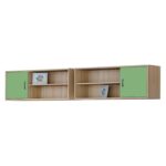 myluxurychildroom sofa bed shelves set 1003 λαττε πρασινο