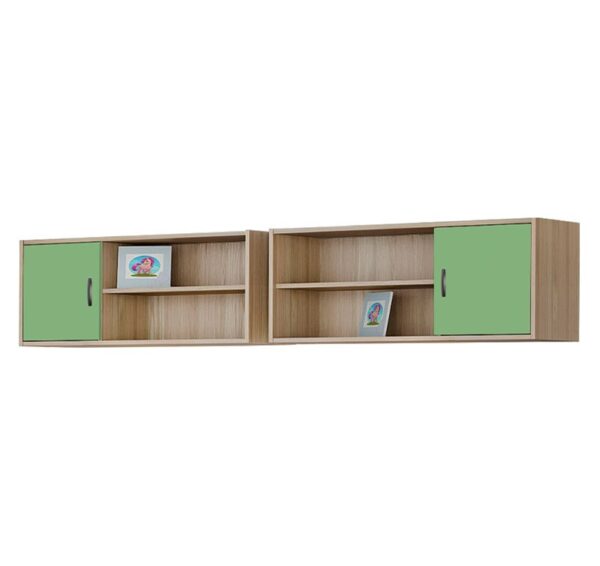 myluxurychildroom sofa bed shelves set 1003 λαττε πρασινο