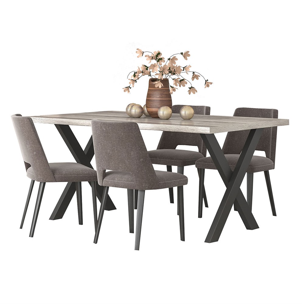 myluxurydining table 1006 σταχτι 1