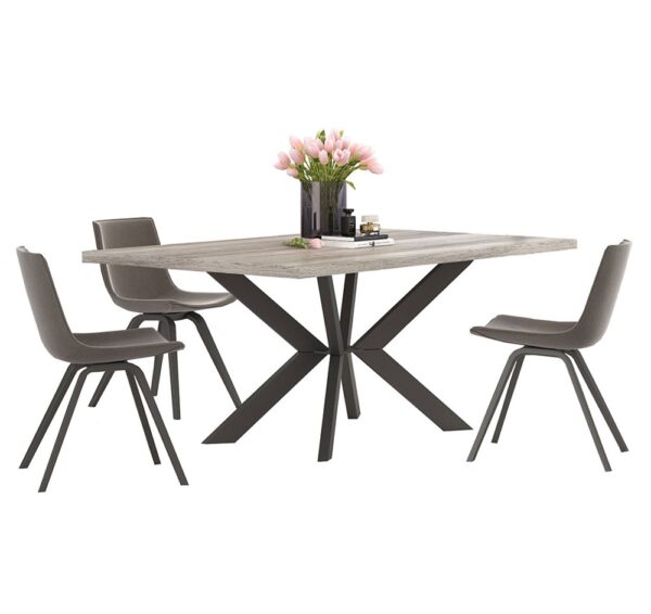 myluxurydining table 1009 σταχτι 1