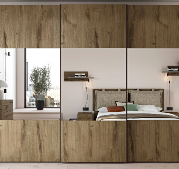 ntoulapa No1010 Dark brown rustic oak .