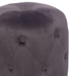 ΣΚΑΜΠΟ TORRIE LH10.8405.01 ΓΚΡΙ ΒΕΛΟΥΔΟ ΜΕ ΑΣΗΜΙ ΒΑΣΗ Φ37x46Υ εκ. - Image 4