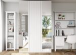 wardrobe desk bookcase isavella collection white matte letto 01 1667485277 172