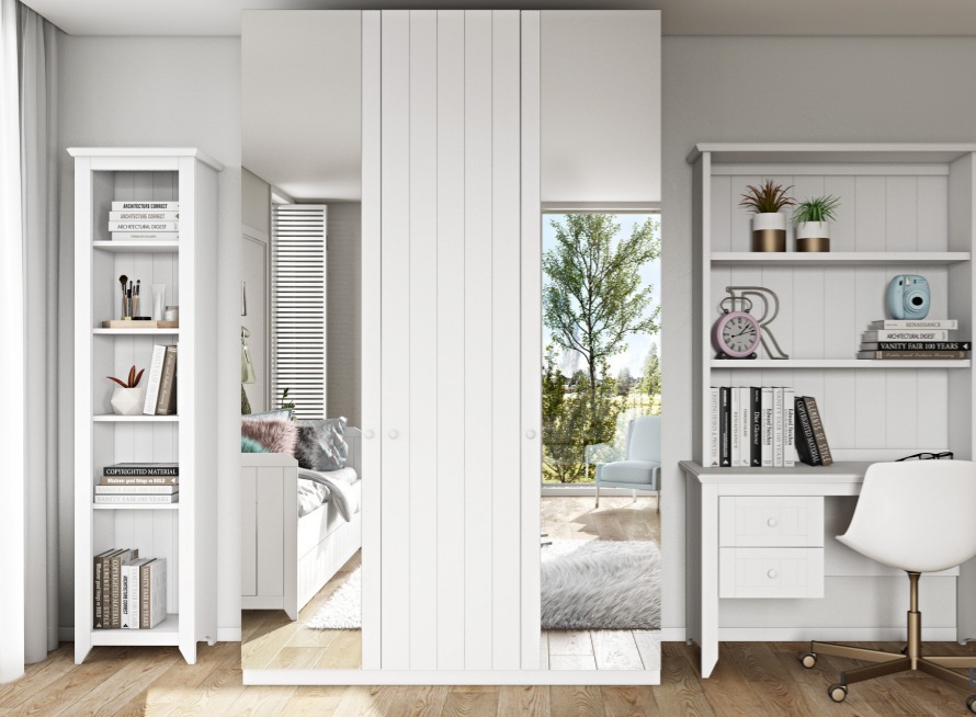 wardrobe desk bookcase isavella collection white matte letto 01 1667485277 172