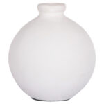 ΔΙΑΚΟΣΜΗΤΙΚΟ ΒΑΖΟ ΣΕΙΡΑ CLAYVON LH10.4410 ΤΕΡΑΚΟΤΑ ΣΕ ΛΕΥΚΟ 18x18x20Υεκ. - Image 3