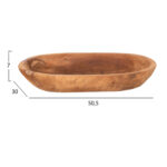 ΕΠΙΤΡΑΠΕΖΙΟ ΔΙΑΚΟΣΜΗΤΙΚΟ LH10.4294 ΟΒΑΛ ΜΠΟΛ ΑΝΑΚΥΚΛΩΜΕΝΟ ΤΕΑΚ 55x30x7Υεκ. - Image 2