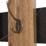 ΚΡΕΜΑΣΤΡΑ ΕΙΣΟΔΟΥ WESSON LH10.8940.15 ΜΕΛΑΜΙΝΗ ΣΕ ΜΑΥΡΟ ΜΑΡΜΑΡΟ & ΦΥΣΙΚΟ 64x4x79Υεκ. - Image 4