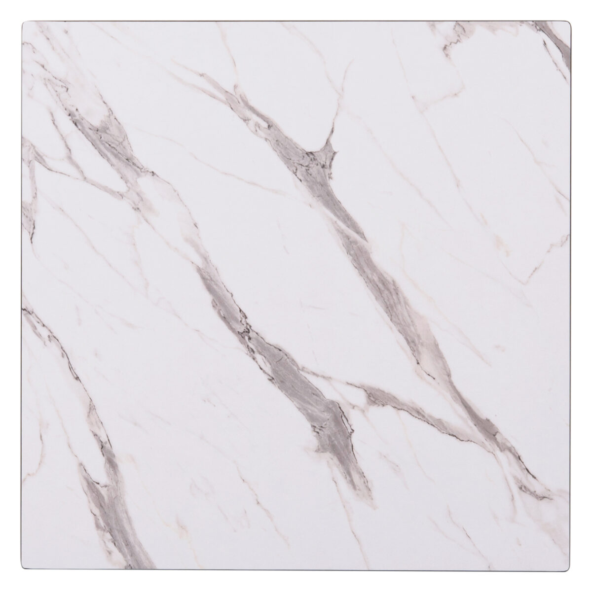 epifaneia-trapezioy-hpl-glossy-fb9636301 ΕΠΙΦΑΝΕΙΑ ΤΡΑΠΕΖΙΟΥ HPL GLOSSΥ LH10.6363.01 ΤΕΤΡΑΓΩΝΗ COMPACT ΛΕΥΚΟ ΜΑΡΜΑΡΟ 60x60x1.5εκ - Image 1