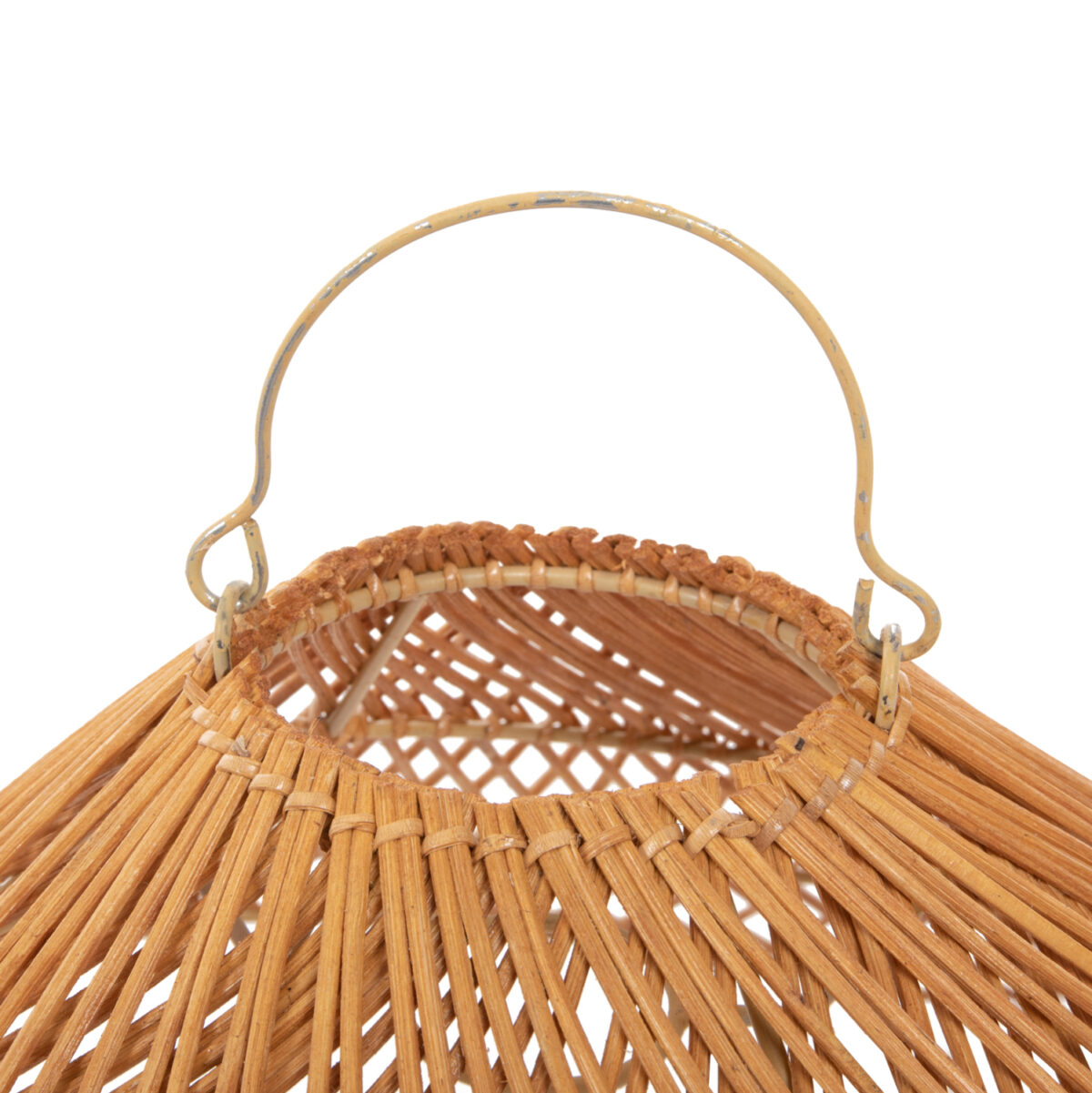 ΦΩΤΙΣΤΙΚΟ ΟΡΟΦΗΣ ΚΡΕΜΑΣΤΟ LH10.7878.01 RATTAN ΣΕ ΜΠΕΖ ΤΗΣ ΑΜΜΟΥ ΧΡΩΜΑ Φ58,5x31Yεκ - Image 5