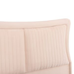 ΚΡEΒΑΤΙ ΔΙΠΛΟ NESTOR LH10.715 ΜΠΕΖ ΒΕΛΟΥΔΟ ΓΙΑ ΣΤΡΩΜΑ 160x200εκ. - Image 5