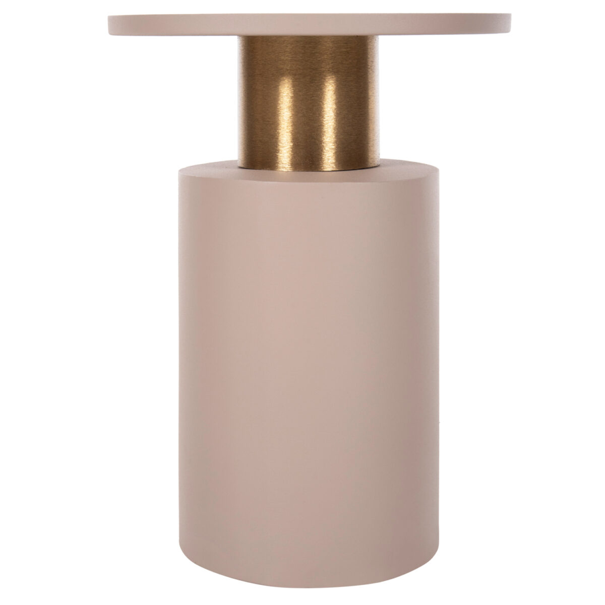 ΒΟΗΘΗΤΙΚΟ ΤΡΑΠΕΖΑΚΙ PUNJAB LH10.4240.03 ΜΕΤΑΛΛΟ ΣΕ ΕΚΡΟΥ-ΧΡΥΣΟΧΑΛΚΙΝΟ Φ30,5x42Υεκ. - Image 3