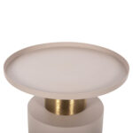 ΒΟΗΘΗΤΙΚΟ ΤΡΑΠΕΖΑΚΙ PUNJAB LH10.4240.03 ΜΕΤΑΛΛΟ ΣΕ ΕΚΡΟΥ-ΧΡΥΣΟΧΑΛΚΙΝΟ Φ30,5x42Υεκ. - Image 4