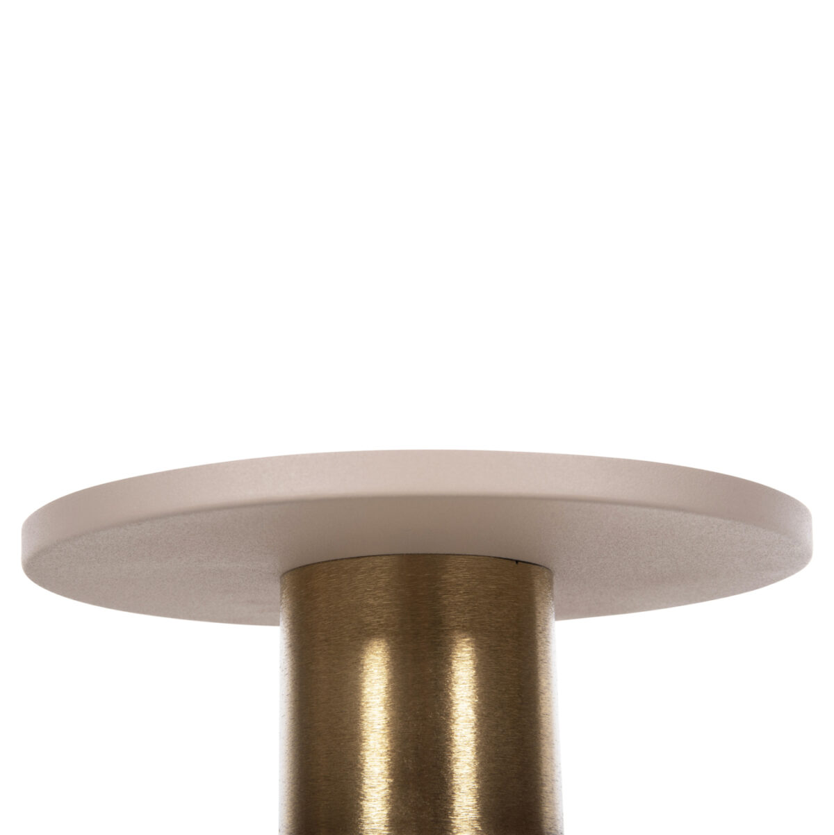 ΒΟΗΘΗΤΙΚΟ ΤΡΑΠΕΖΑΚΙ PUNJAB LH10.4240.03 ΜΕΤΑΛΛΟ ΣΕ ΕΚΡΟΥ-ΧΡΥΣΟΧΑΛΚΙΝΟ Φ30,5x42Υεκ. - Image 5