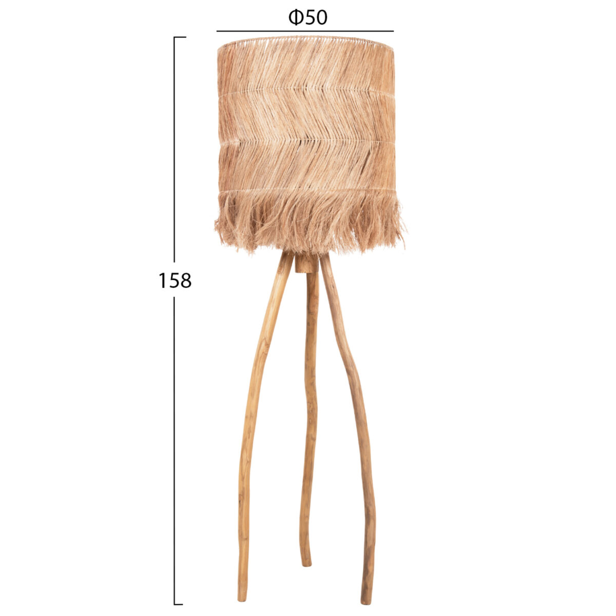 ΦΩΤΙΣΤΙΚΟ ΔΑΠΕΔΟΥ ΠΟΔΙΑ ΤΕΑΚ & ΚΑΠΕΛΟ ΙΝΕΣ ΑΜΠΑΚΑ ΦΥΣΙΚΟ ΧΡΩΜΑ Φ50x50-158Yεκ.LH10.7765 - Image 2