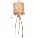 ΦΩΤΙΣΤΙΚΟ ΔΑΠΕΔΟΥ ΠΟΔΙΑ ΤΕΑΚ & ΚΑΠΕΛΟ ΙΝΕΣ ΑΜΠΑΚΑ ΦΥΣΙΚΟ ΧΡΩΜΑ Φ50x50-158Yεκ.LH10.7765 - Image 2