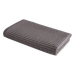 MLH Πικέ μονή waffle Art 1990 Stone 170x240 Ανθρακίτης - Image 2