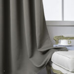 MLH Κουρτίνα Blackout σκίασης με 8 κρίκους Ideal Art 8400 140x270 Καφέ - Image 3
