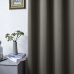 MLH Κουρτίνα Blackout σκίασης με 8 κρίκους Ideal Art 8400 140x270 Καφέ - Image 6