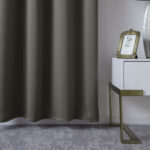 MLH Κουρτίνα Blackout σκίασης με 8 κρίκους Ideal Art 8400 140x270 Καφέ - Image 8