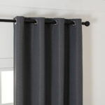 MLH Ύφασμα κουρτίνας με το μέτρο Blackout jacquard σκίασης Glare Art 8444 Φ280 Ανθαρκί - Image 4