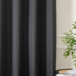 MLH Ύφασμα κουρτίνας με το μέτρο Blackout jacquard σκίασης Glare Art 8444 Φ280 Ανθαρκί - Image 5