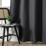 MLH Ύφασμα κουρτίνας με το μέτρο Blackout jacquard σκίασης Glare Art 8444 Φ280 Ανθαρκί - Image 9