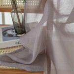 MLH Ύφασμα κουρτίνας με το μέτρο γάζα Sharp Art 8448 Φ300 Αμέθυστος