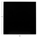 ΕΠΙΦΑΝΕΙΑ ΤΡΑΠΕΖΙΟΥ ΤΕΤΡΑΓΩΝΗ HPL LH10.5838.21 ΜΑΥΡΗ 70x70εκ - Image 2