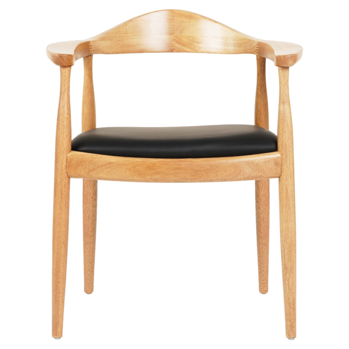 ΠΟΛΥΘΡΟΝΑ ΤΡΑΠΕΖΑΡΙΑΣ ADOR LH10.9948.01 RUBBERWOOD ΣΕ ΟΑΚ ΚΑΙ ΜΑΥΡΟ PU 62x54x76,5Υεκ - Image 3
